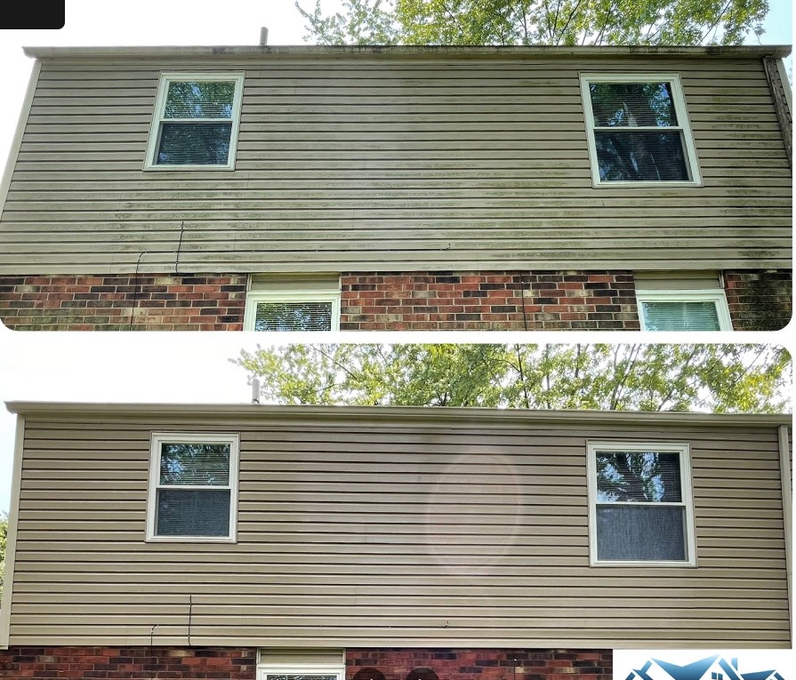House washing before and after